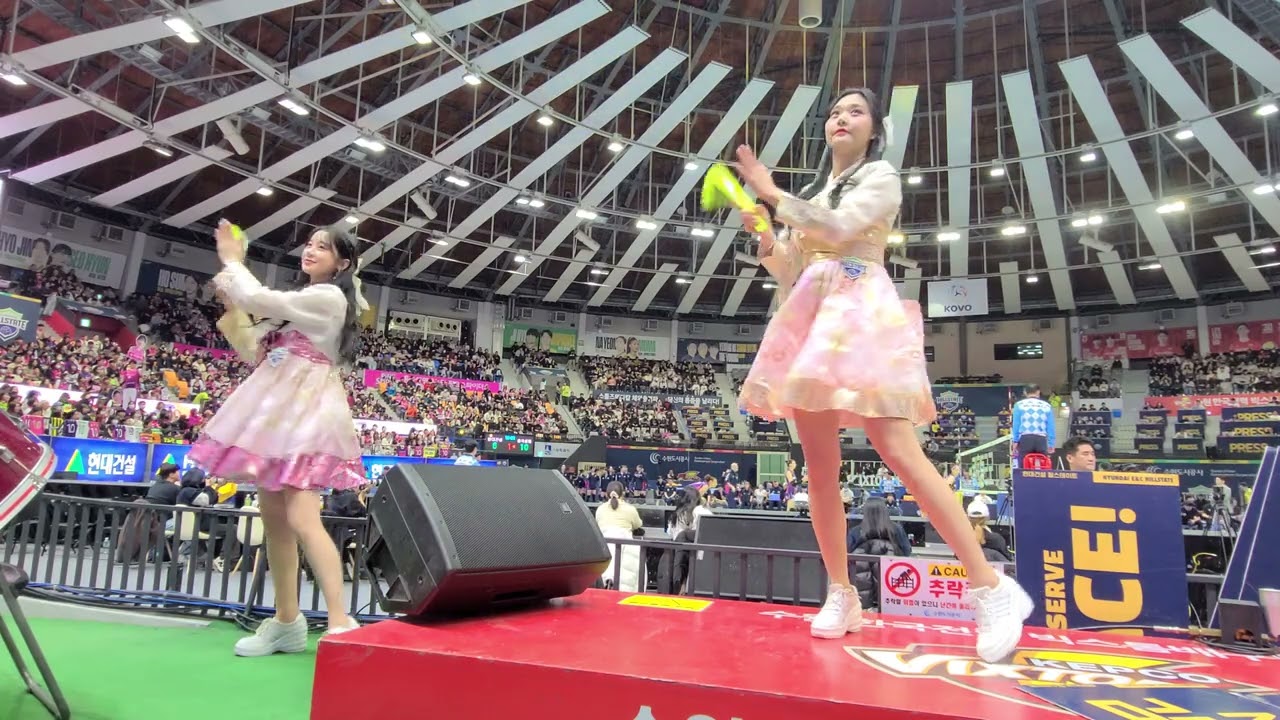 240212#유세리#치어리더#이주은치어리더#현대건설배구단#응원##직캠#4K#チアリーダー#Shorts#cheerleader
