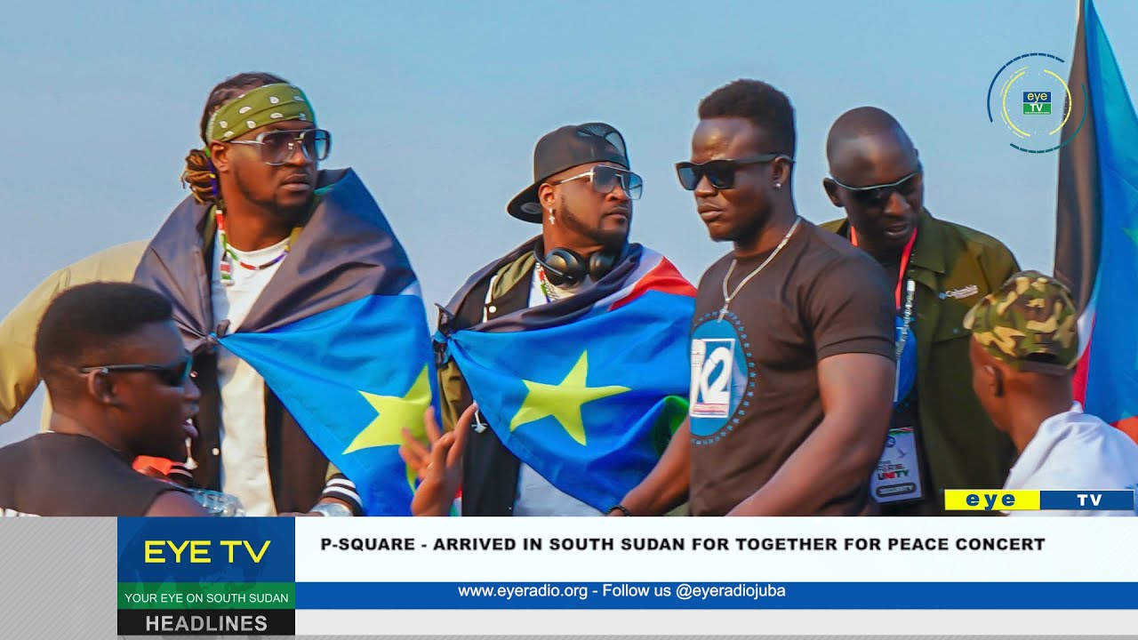 P-Square arrived in Juba South Sudan for together for peace concert 25th December 2022