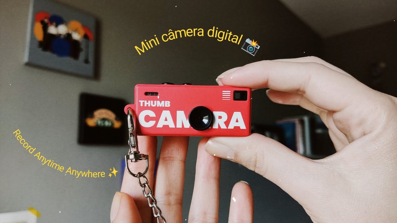 Thumb Câmera ✨ mini câmera digital de chaveiro *unboxing e primeiras impressões* 