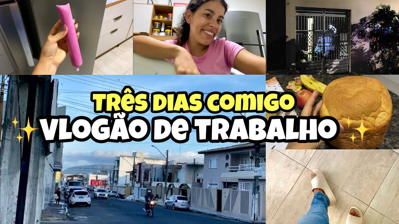 Vlogão três dias comigo,mostrei minha rotina de trabalho 🥰💖