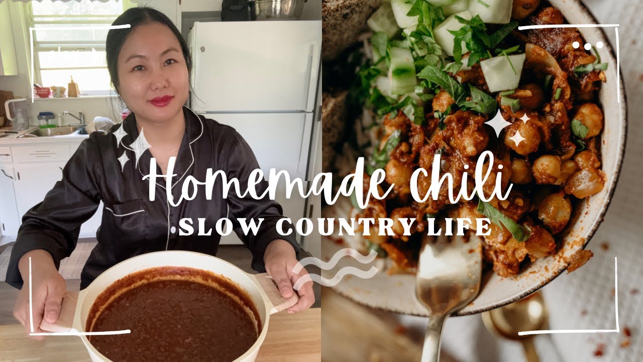 Slow Country Life✨Homemade Chili🇺🇸🇮🇳