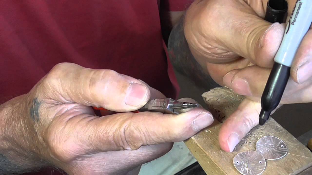 pearl on disc earrings no soldering