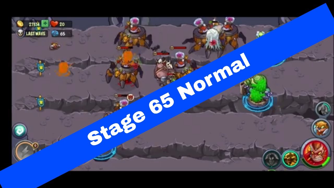 King of Defense TD Level 65 Normal Mode | World 2 Stage 65 King of Defense | Low Level WuKong
