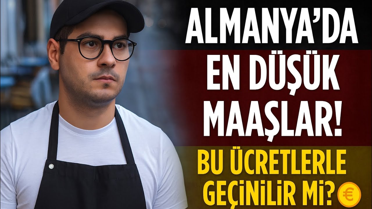 Almanya&rsquo;da en d&uuml;ş&uuml;k maaşlar! Garson 4000 euro mu? İşte &uuml;cretler