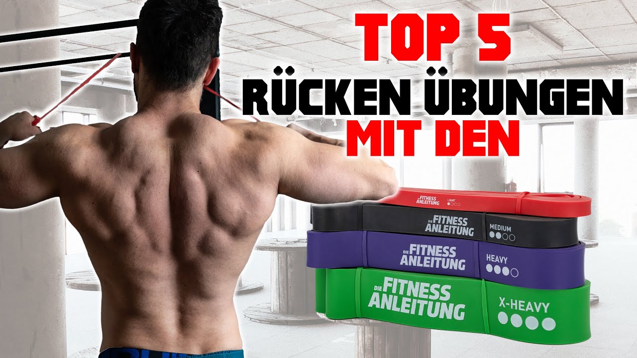 Starke Rückenmuskulatur zu Hause aufbauen | TOP 5 Übungen (Resistance Bands)