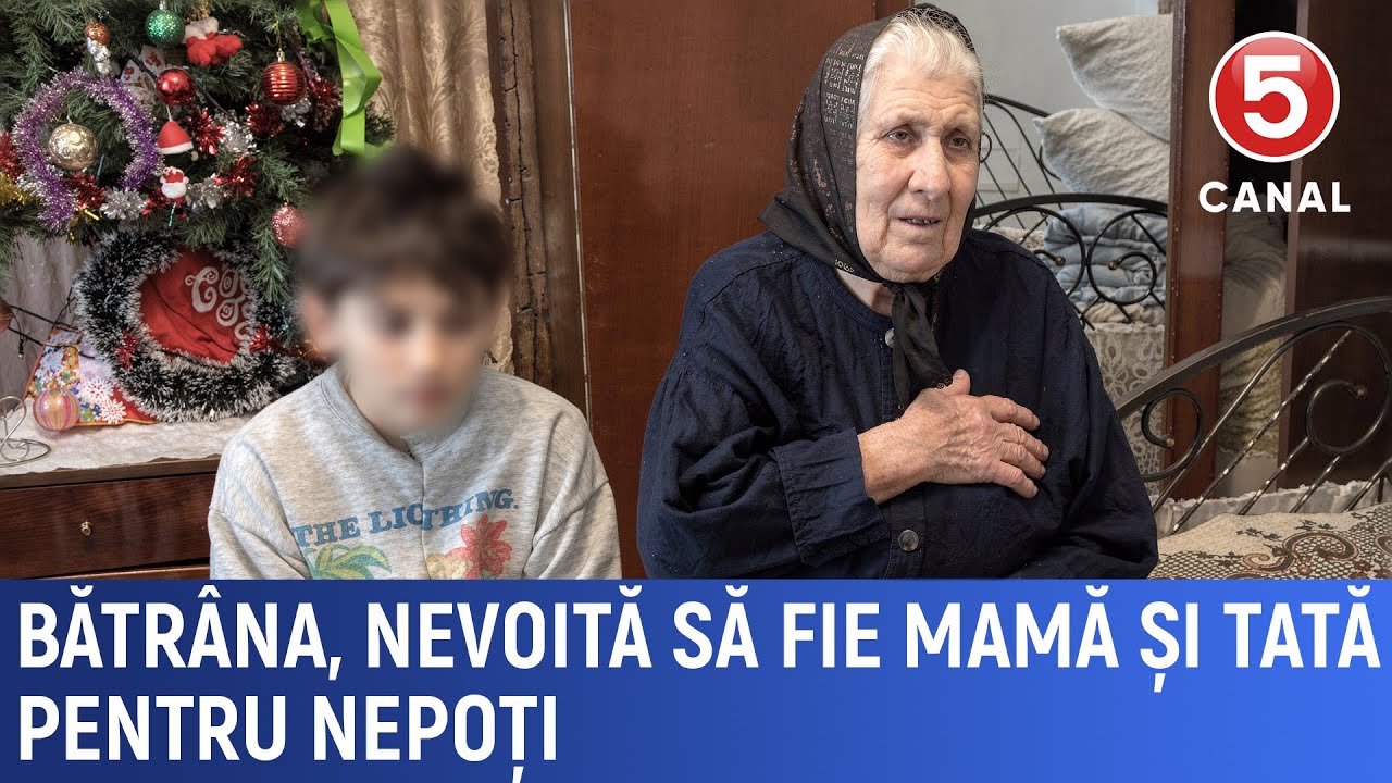 Bătrâna, nevoită să fie mamă și tată pentru nepoți