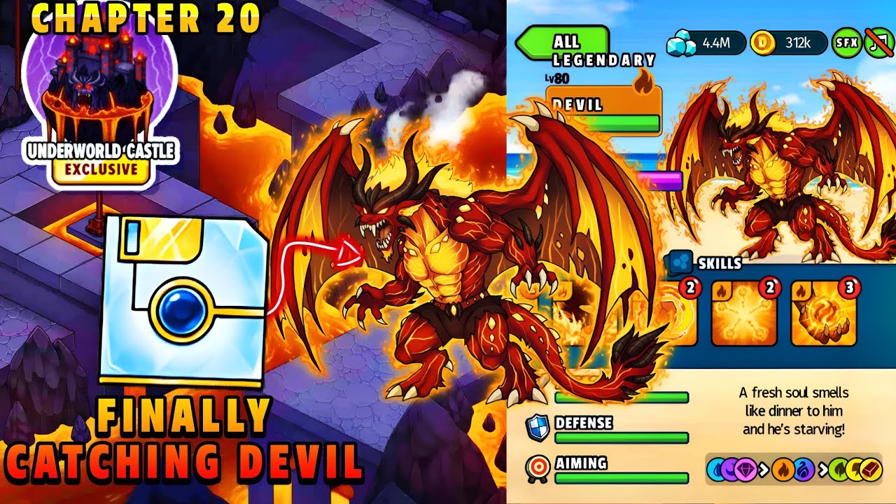I Got New Dynamon Devil 🔥 ||Underworld castle Chapter 20|| Dynamons World||#dynamonsworld