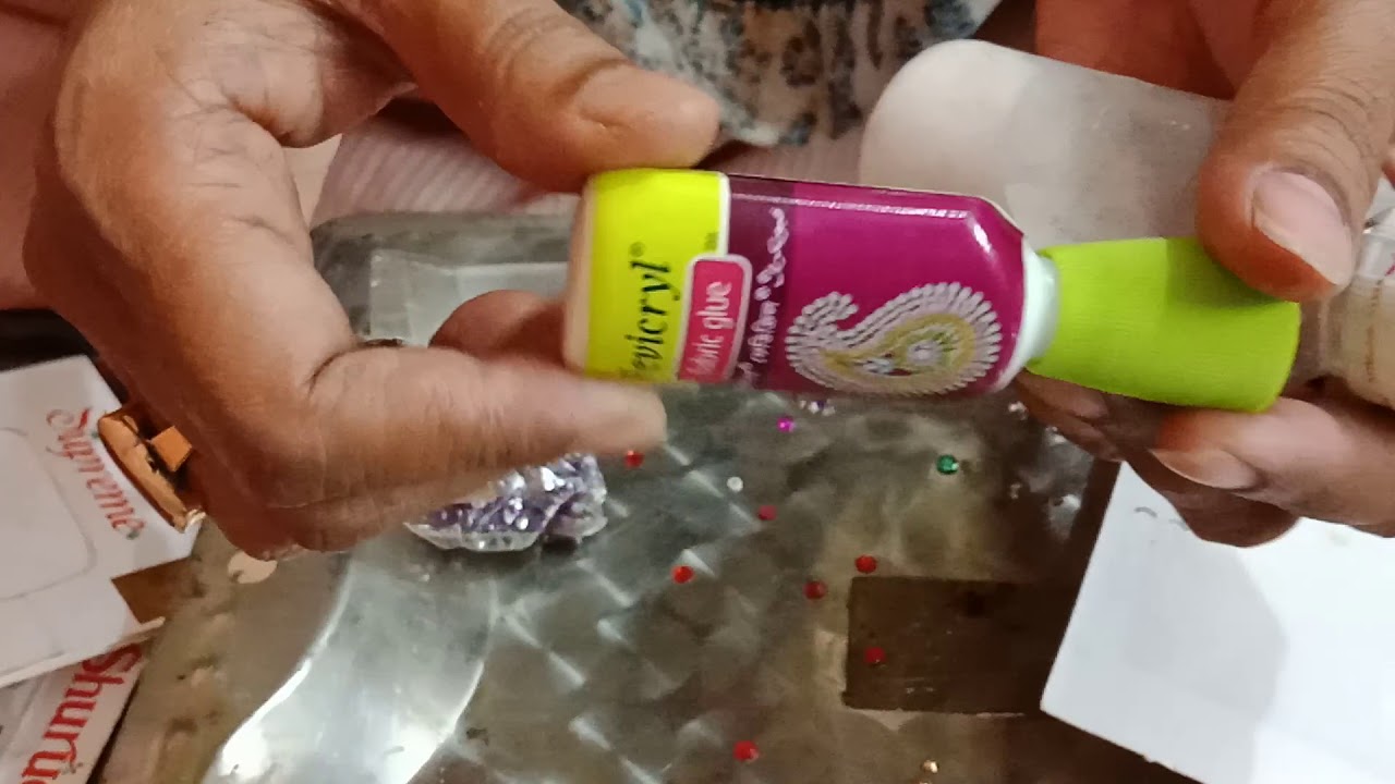 how to make stone bindi in a simple way