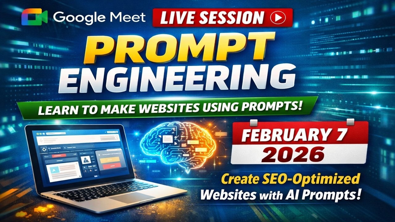 Prompt Engineering Live | Build Websites Using AI Prompts (Google Meet)