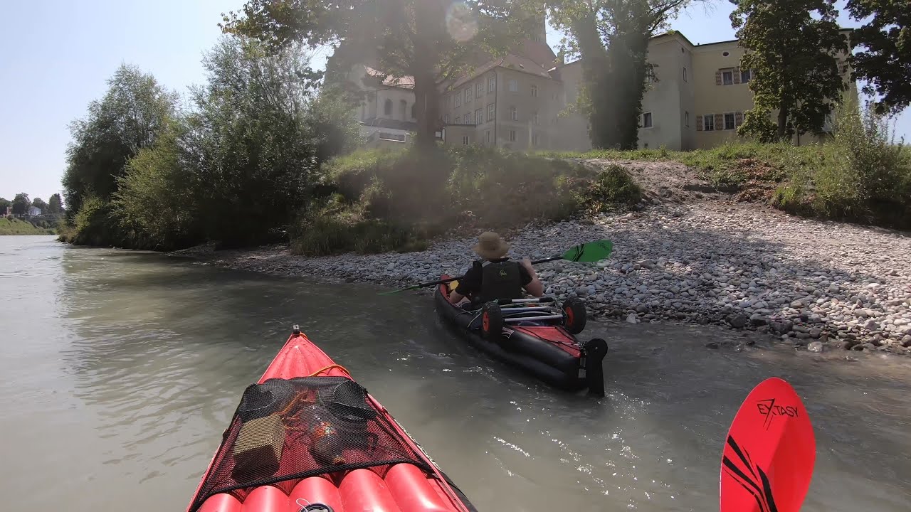 Drei Flüsse Kajaktour auf Saalach, Salzach und Inn