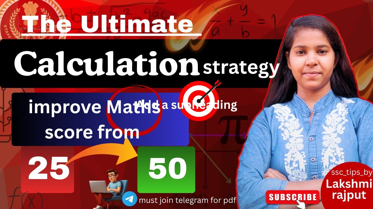 Complete calculation strategy 🔥✅🎯  score booster strategy 🔥✅ #2026 #ssc 