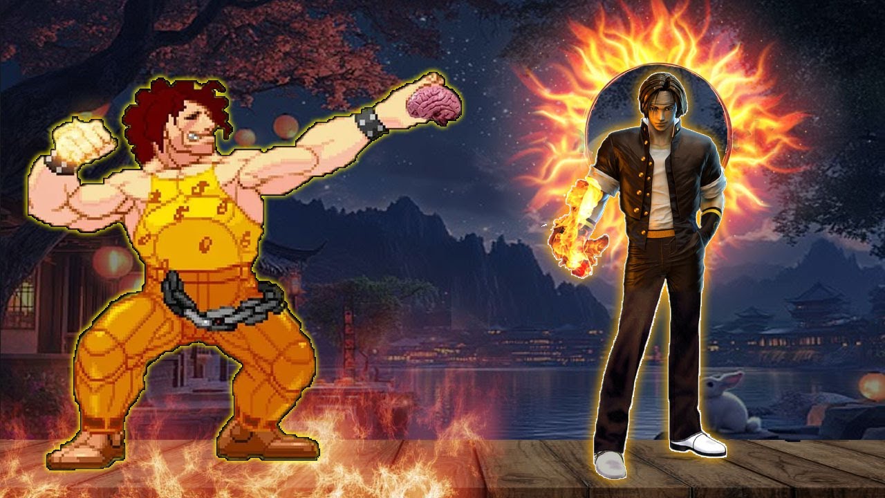 [Mugen KOF] Bomber Hugo vs Kyo Kusanagi Team