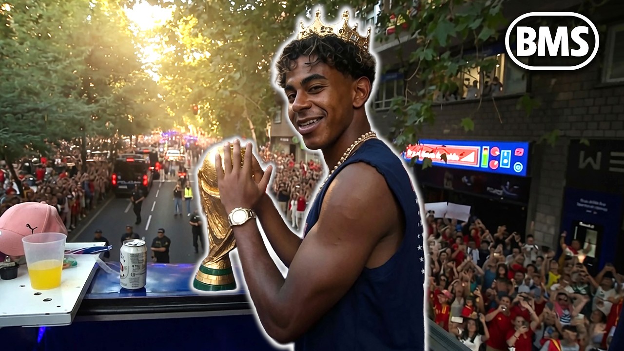 SPAIN BRING THE WORLD CUP HOME! 🙌 Epic Madrid bus parade 🏆 2026 FIFA World Cup