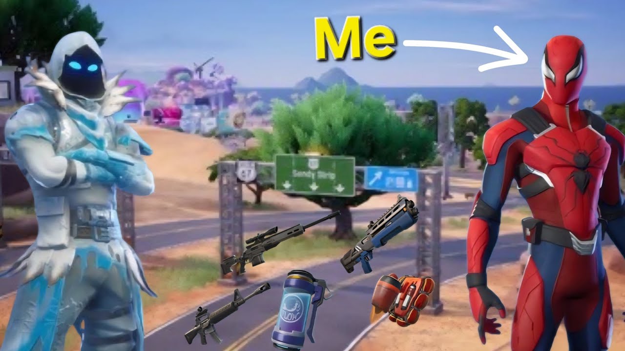 Fortnite, But We Have To Use The First 5 Items We See
