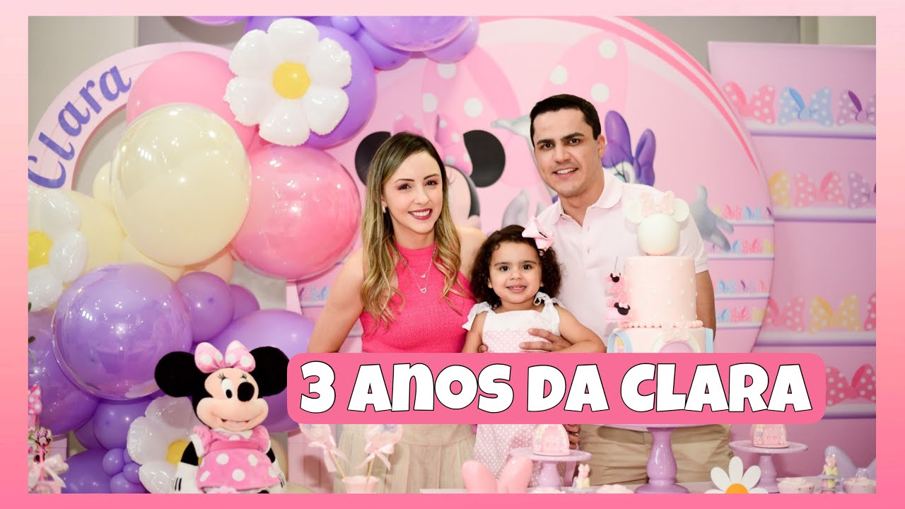 ANIVERSÁRIO DE 3 ANOS DA CLARA | TEMA MINNIE E MARGARIDA NA LOJA DE LAÇOS