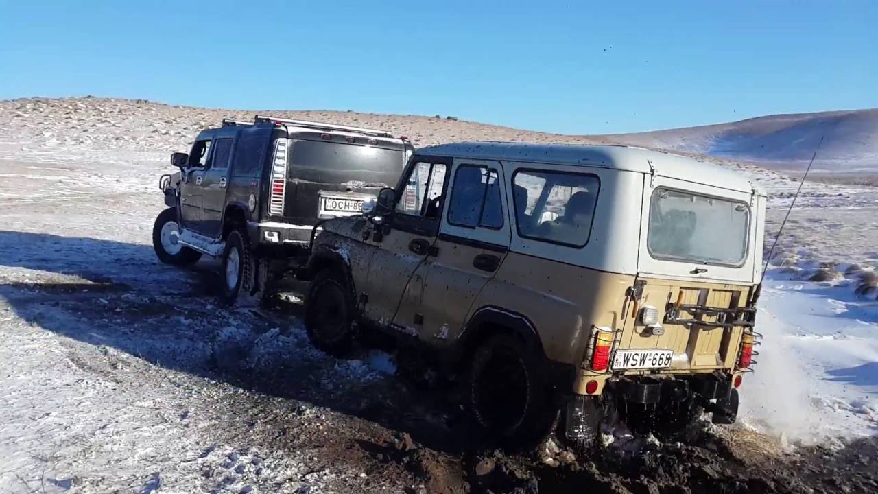 Kizil-Kilisa Hummer.H2 UAZ.469 na bolote