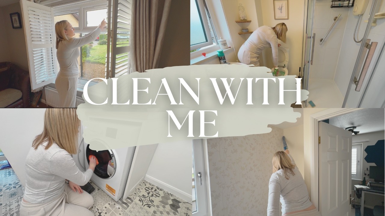 SPRING CLEAN WITH ME | Full House Clean & Extreme Cleaning Motivation