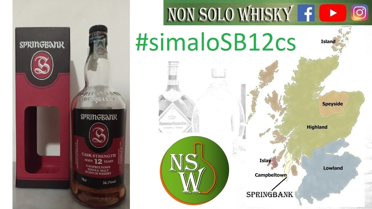 Springbank 12 Cask Strength Campbeltown Single malt scotch whisky 56,1% (Batch 21 2020)