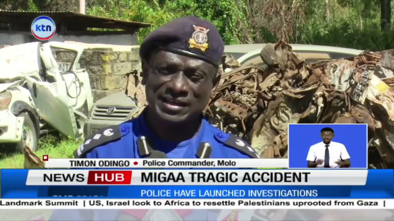13 people perish in a tragic accident in Migaa on the Nakuru -Eldoret highway