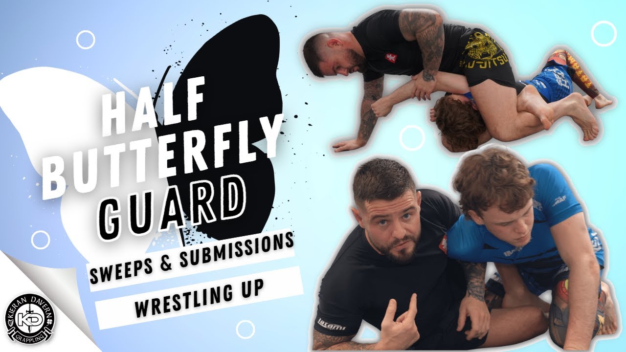 Half Butterfly Guard Fundamentals | Sweeps | Wrestling Up | Front Headlock Attacks | Triangle Choke