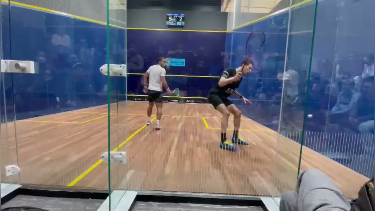 PSA Houston squash open 2022 clips Ali Farag vs Soliman