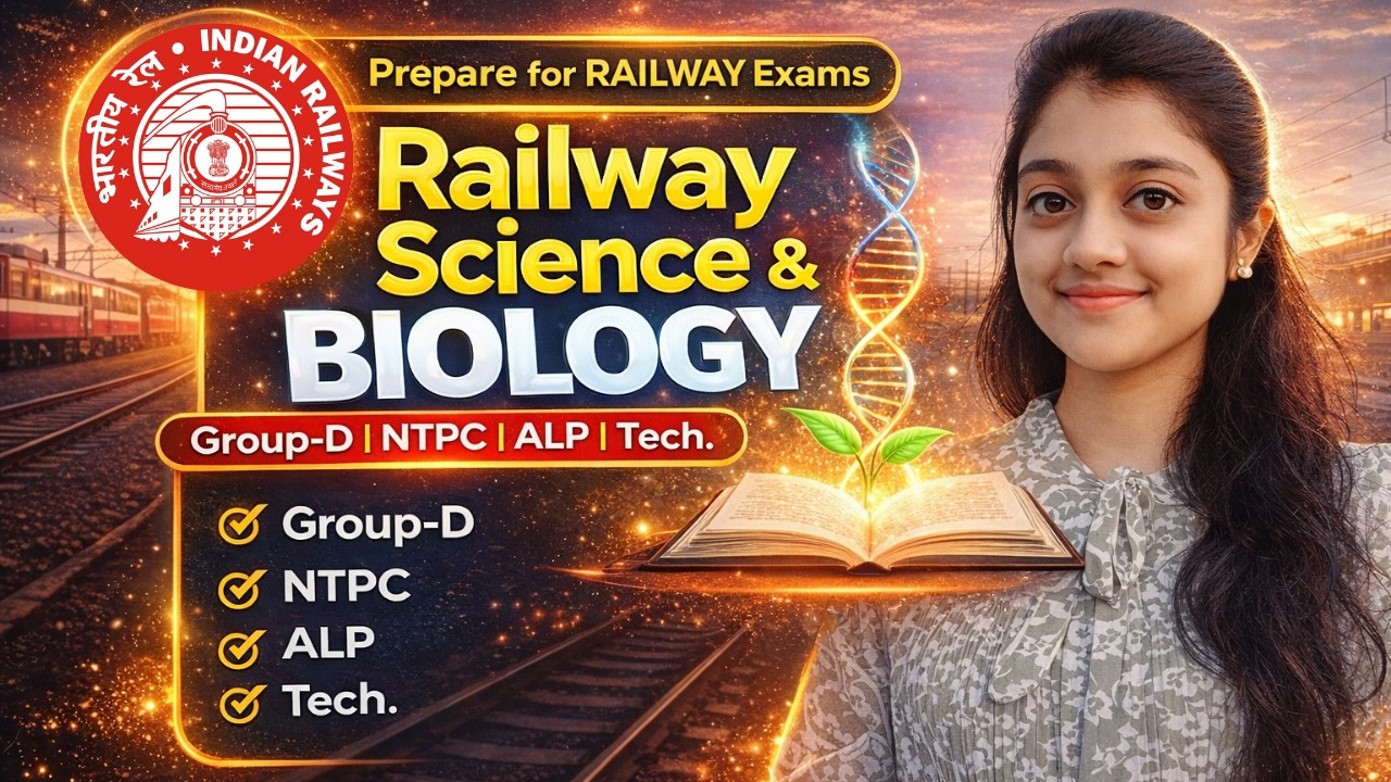 Railway Exam Science (Biology) | Important Questions & Concepts | Group-D NTPC ALP | part-01