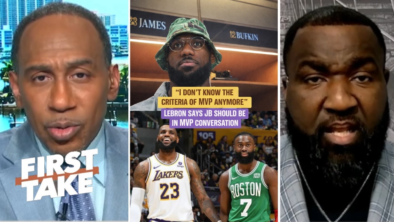 FIRST TAKE | Should he be higher? - Stephen A. on LeBron's striking comments on Brown’s MVP case
