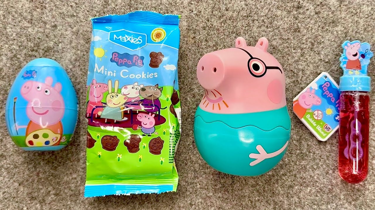 💥 Funny Candy ASMR 💥 Satisfying Peppa Pig Video | Soap Bubbles Surprise Egg Sweets & Toys unboxing