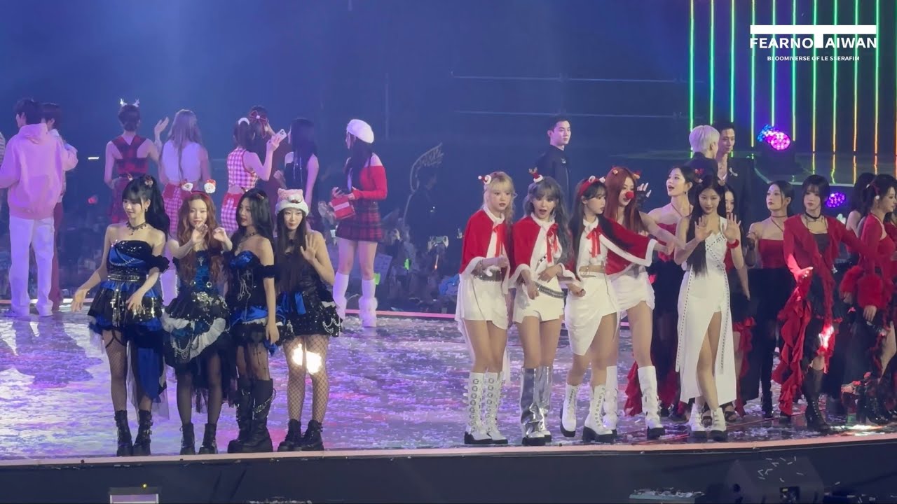 【飯拍】2023 SBS GayoDaejeon 歌謠大戰 Final Big Stage LE SSERAFIM fan cam | LE SSERAFIM台灣綻放宇宙