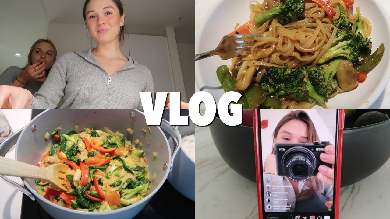VLOG: weekend in my life! seeing the new apt, cooking, etc