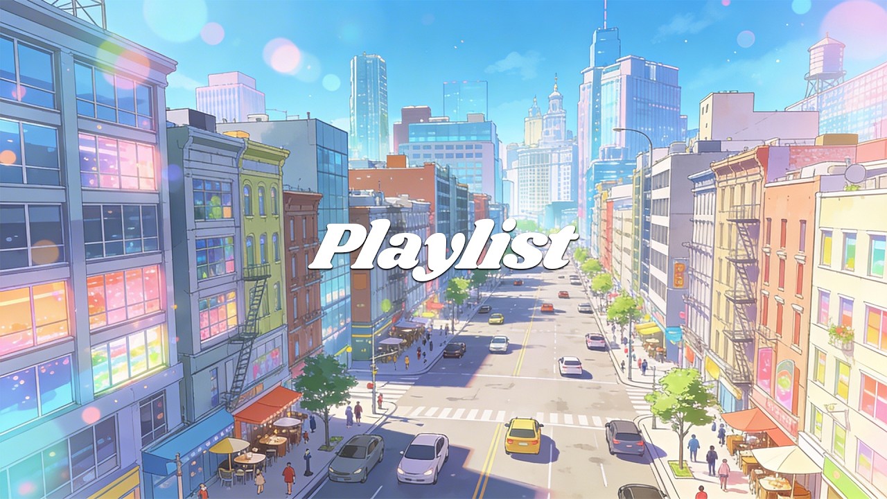 Work & Chill 🚘 Upbeat City Pop Playlist for Productive Days