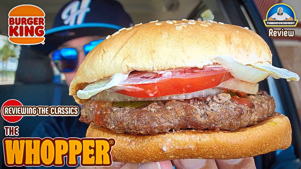 Burger King® Whopper Review! 🍔👑 | Reviewing The Classics | theendorsement