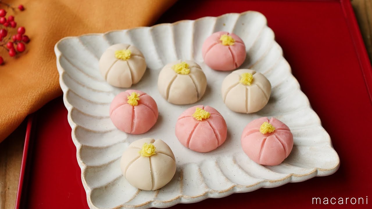 【お菓子のレシピ】基本の練りきり 梅(TOMIZ-富澤商店)
