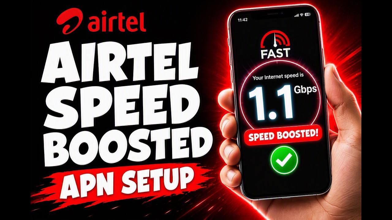 Airtel 5G Speeds Unlocked | New APN Settings 