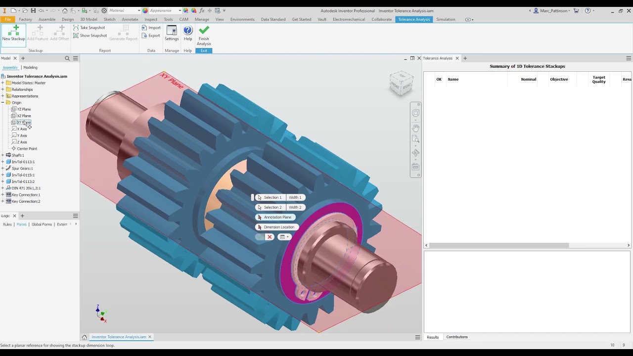 Autodesk Inventor add ins - Tolerance Analysis
