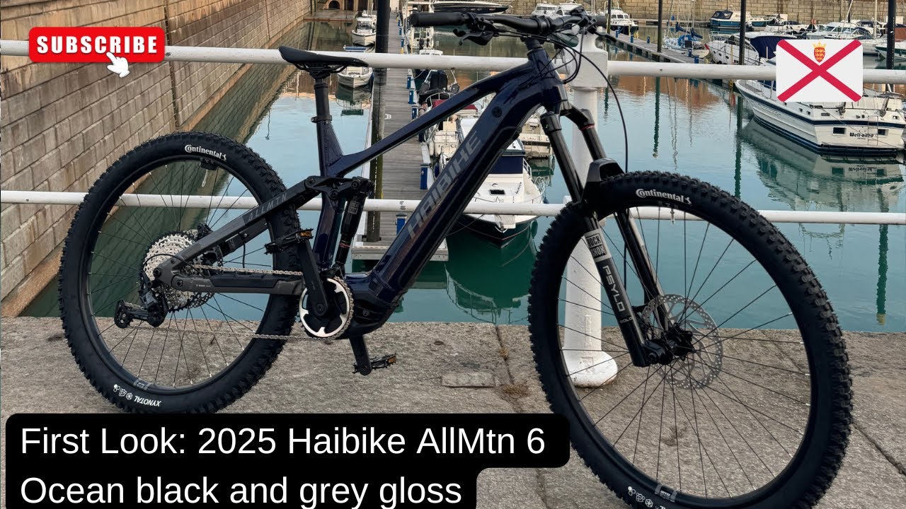 First Look: 2025 Haibike AllMtn 6 &ndash; Ocean Black & Grey Gloss🔵⚫️