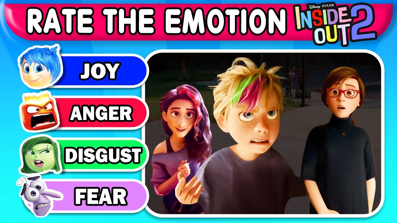 🔥 Rate the EMOTION INSIDE OUT 2 MOVIE 2024 | Rate Emotions Riley
