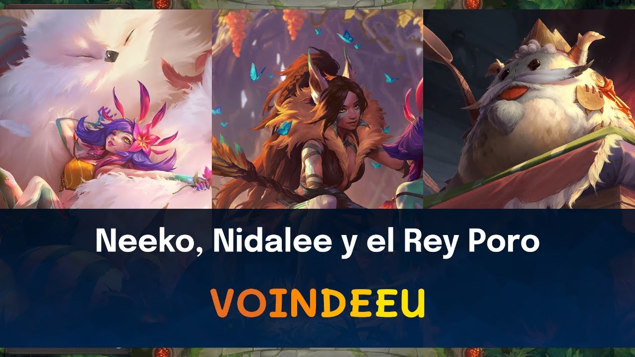 Neeko, Nidalee y Rey Poro | Voces e interacciones castellano | Legends of Runeterra set 7 | parte 3