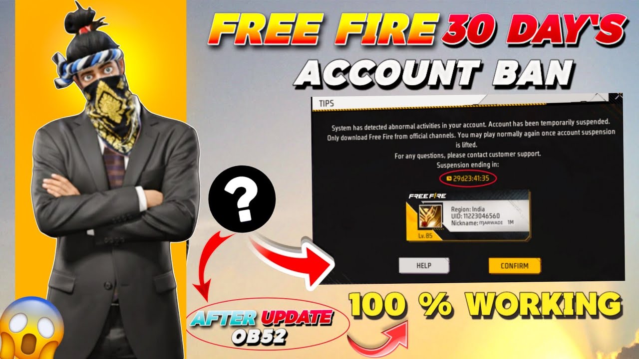 I Tested Top Viral Tricks  Of Free Fire Account 30 Day Id Banned Account 🔥  😲 eSports Marwadi 