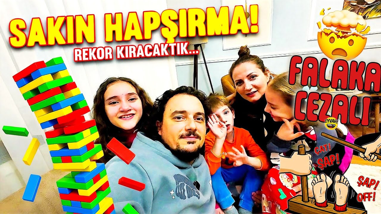 Nefesleri Tuttuk! 😱 Domino Kulesi Devrilecek mi? I Falaka Cezalı
