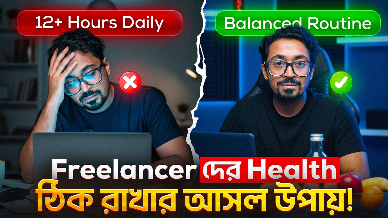 Freelancer দের সবচেয়ে বড় Health Mistake (এভাবেই ঠিক করুন)