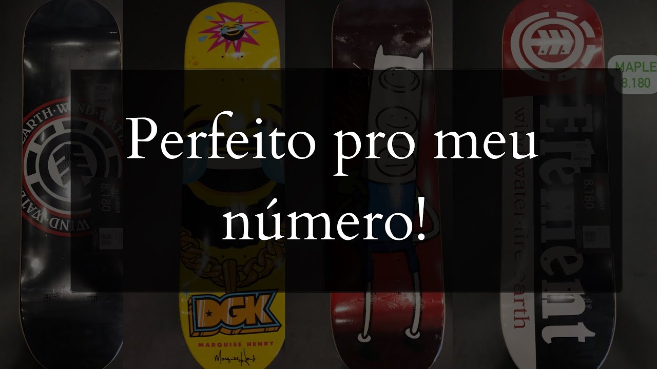 Qual o melhor Shape pro tamanho do meu pé?