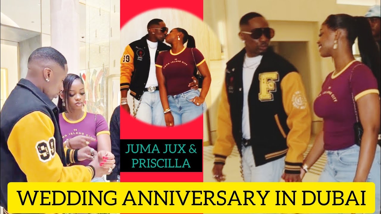 Juma Jux  & Priscilla Celebrating Wedding Anniversary I Dubai 