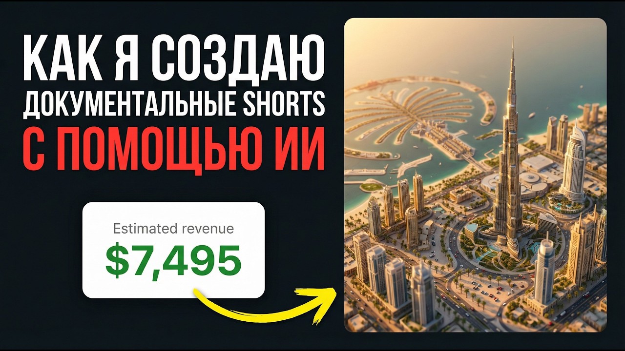 Я сделал документальный Shorts за 2 МИНУТЫ с помощью ИИ | Пошаговый ГАЙД