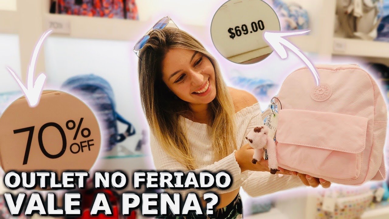 AS PROMOÇÕES DO OUTLET PREMIUM NO FERIADO - DISNEY, KIPLING, KATE SPADE, MK