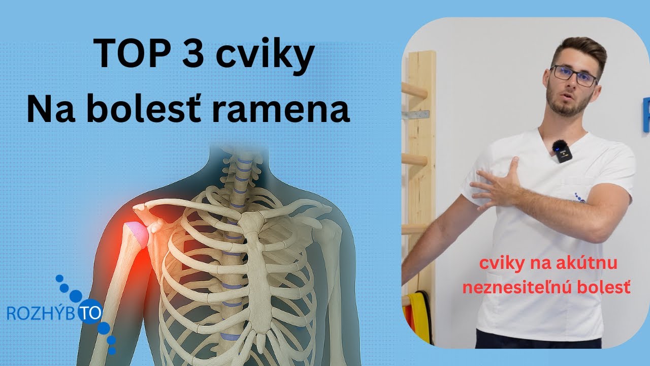 🔵 TOP 3 CVIKY NA AKÚTNU BOLESŤ RAMENA 🔵