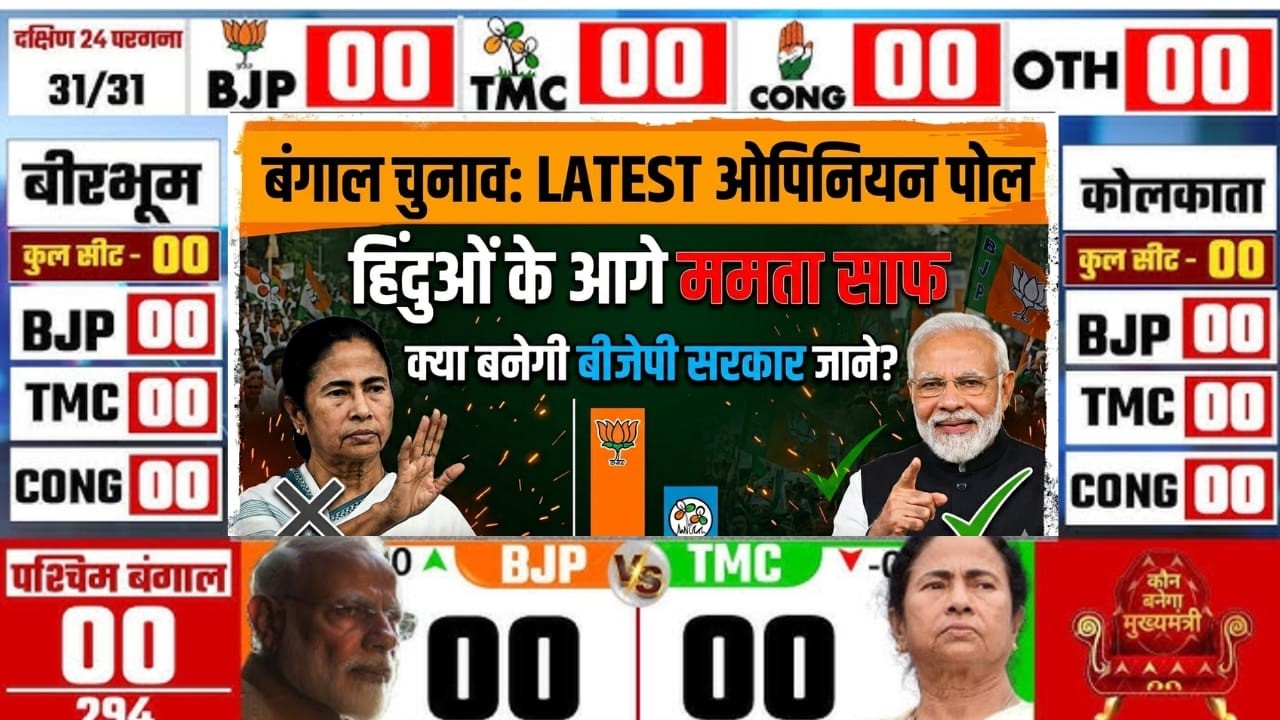 West Bengal Assembly Election 2026 Latest opinion poll LIVE | Bengal Election 2026 opinion poll