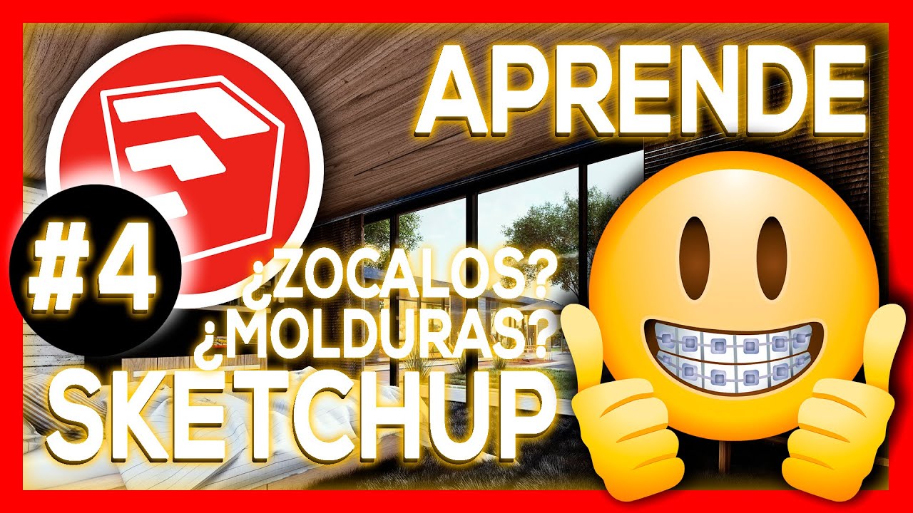 ⭐️¿Cómo hacer MOLDURAS en SKETCHUP? / Herramienta SIGUEME!! - ✅ (Tutoriales de SKETCHUP desde 0!!)⭐️