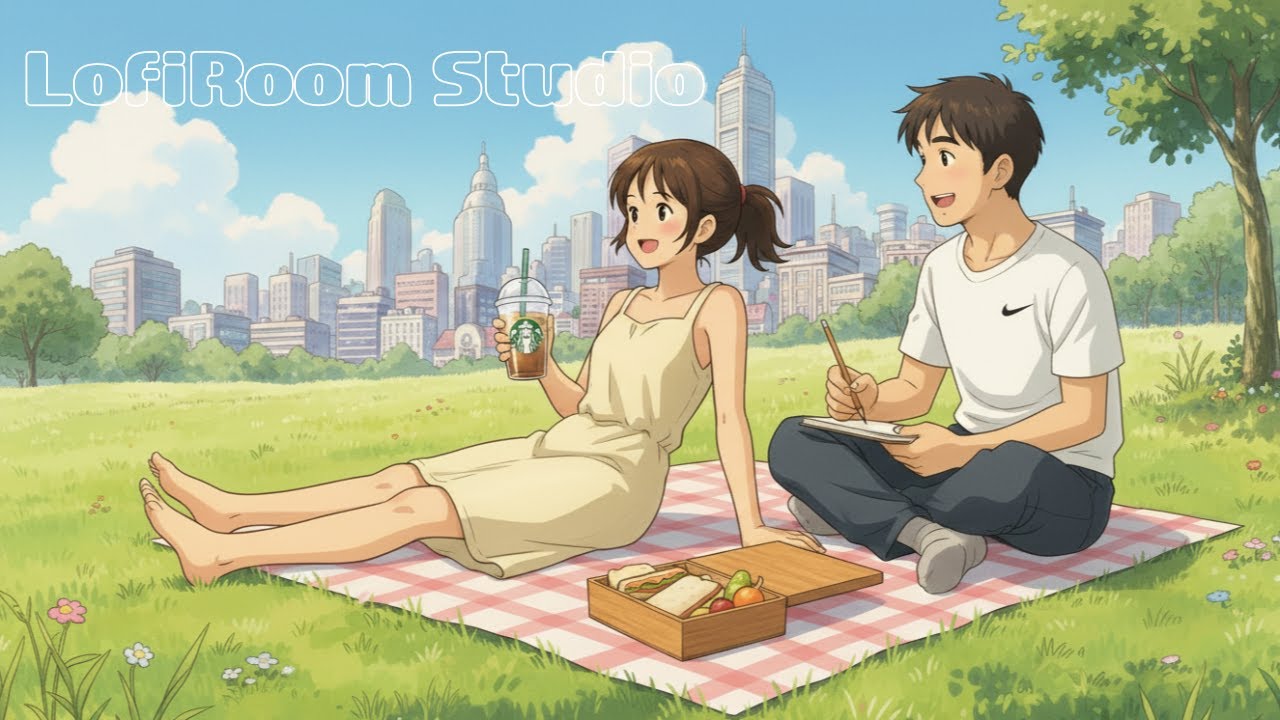 Sunny Picnic Lo-fi 🌼| Chill Hip Hop Beats for Relaxing, Drawing & Studyㅣ☀️ Relax & Chill🌼맑은날 피크닉 로파이