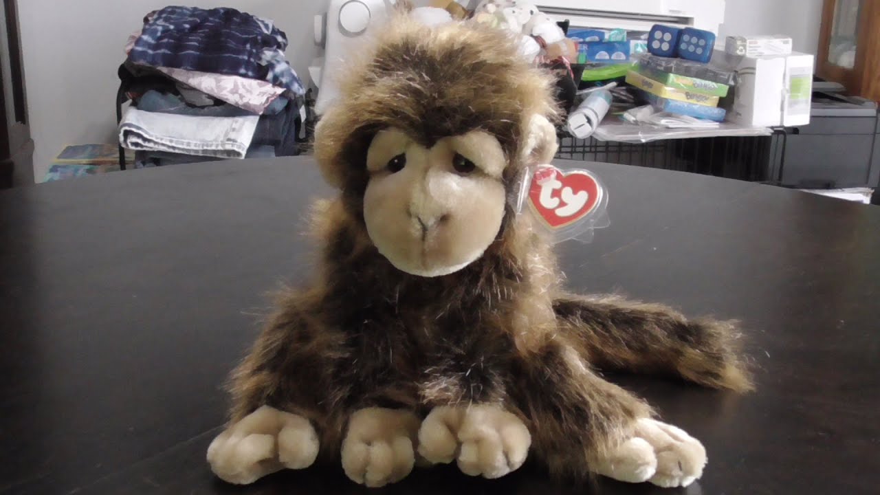 TY CLASSIC 1998 Cha Cha THE MONKEY  PLUSH REVIEW